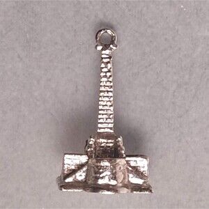 Sterling Lincolns Tomb Charm 3D Illinois Kinney